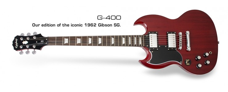 epiphone g400 left handed