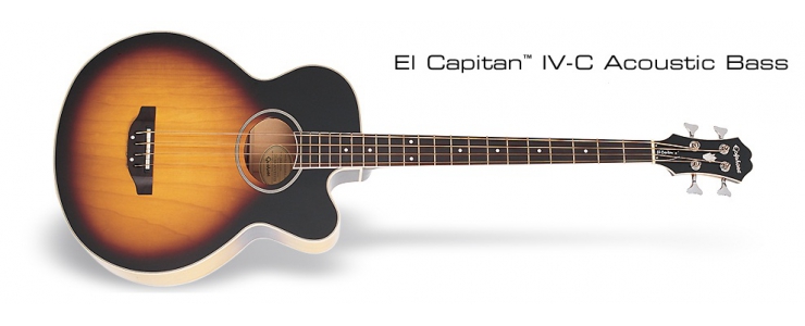 epiphone acoustic bass