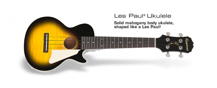 ukulele les paul epiphone