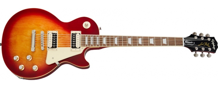 Epiphone les paul classic shop electric guitar heritage cherry sunburst