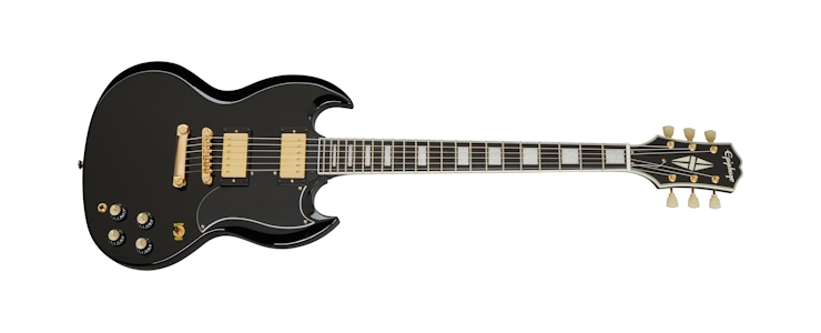 epiphone sg black and gold