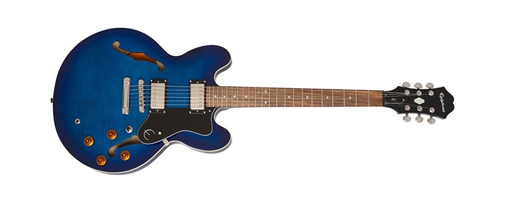 Epiphone dot store deluxe blueberry burst