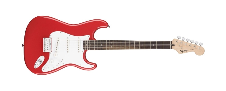SQUIER MM STRATOCASTER HARD TAIL RED