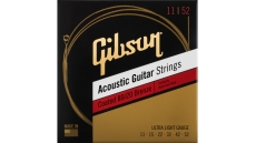 GIBSON Coated 80/20 Bronze Acoustic Guitar Strings Ultra-Light